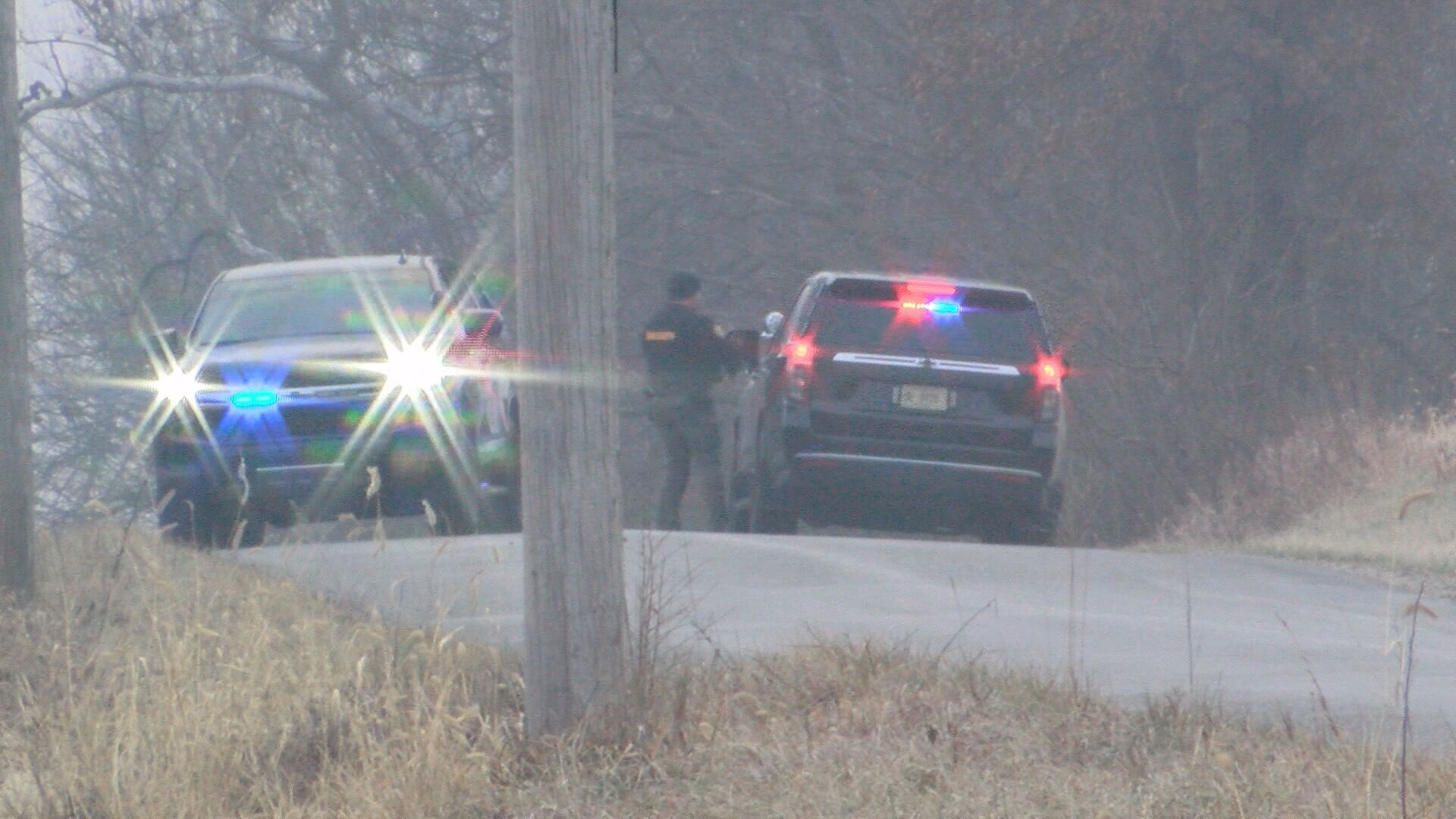 Authorities on County Road 700 North